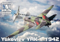 Yakolev Yak-1 Model 1942 1/72