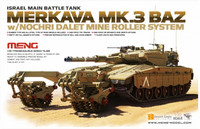 Merkava Mk.3 BAZ with Nochri Dalet Mine Roller System 1/35