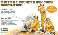 British 2 Pdr Gun Crew (North Africa) 1/35