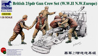 British Army 25Pdr Gun Crew Set 1/35