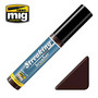 Streaking Brushers Red Brown