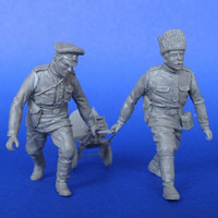 Russian soldiers with Maxim machine gun WWI (2 figures+Maxim machine gun) 1/35