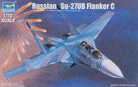 Sukhoi Su-27UB Flanker C Russian Fighter 1/72
