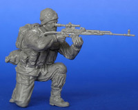 Russian soldier with Dragunov SVD Sniper Rifle. Afghanistan 1/35