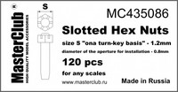 Slotted Hex Nuts, Size S "on A Turn-Key basis" - 1.2mm