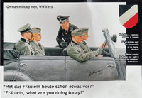 Fräulein, what are you doing today? German Military men WWII 1/35