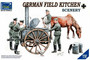 German Field Kitchen with 4 Figures & Food Containers 1/35