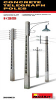 Concrete Telegraph Poles 1/35