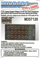 M26 Dragon Wagon 40 Ton Tank Transporter Mirrors (Tamiya) 1/35