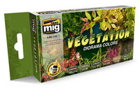 Vegetation Diorama Colors Paint Set