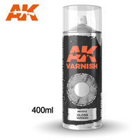 Gloss Varnish Spray 400ml (Mukana kaksi suutinta)