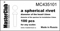 spherical rivet head diameter 1.6mm