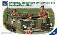 WWII British/Commonwealth Universal Carrier Crew in Winter Uniform 1943-45 1/35