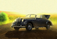 ADMIRAL CABRIOLET, WWII German STAFF CAR WITH FIGURES 1/35