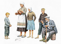 Eastern Region Peasants 1/35