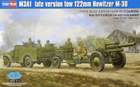 Hobby Boss 84537 M3A1 Late Version Tow 122mm Howitzer M-30 1/35