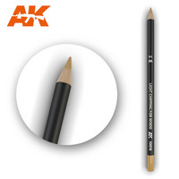 Watercolor Pencil Light Chipping for Wood