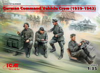 German Command Vehicle  Crew (1939-1942) 1/35