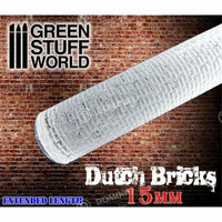 Rolling Pin, 15mm Dutch Bricks