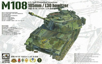 M108 105mm/ L30 Self Propelled Howitzer	 1/35