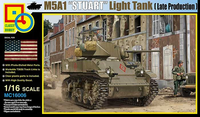 M5A1 Stuart US Light Tank (Late Production)  1/16