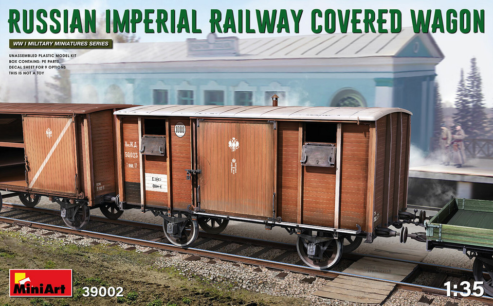 Russian Mini Train Russian Imperial Railway Covered Wagon