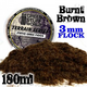 Static Grass Flock 3mm Burnt Brown  180ml
