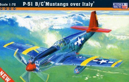 P-51B-7 Mustang Over Italy  1/72