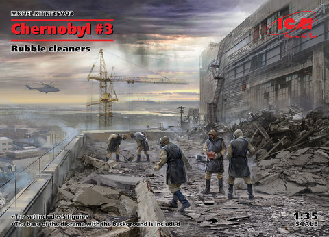 Chernobyl #3 Rubble Cleaners	 1/35