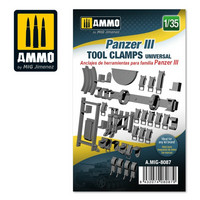 PzKpfw III tool clamps (universal)  1/35
