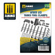 WWII US tanks tool clamps  1/35