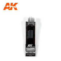 Silicone Brushes Medium Hard Small Tip
