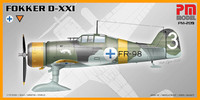 Fokker D-XXI with Skis  1/72
