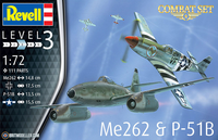 Messerschmitt Me-262 & North-American P-51B Mustang  1/72