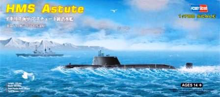 HMS Astute British Navy Submarine  1/700