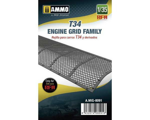 Engine Grid for T-34 Family  1/35