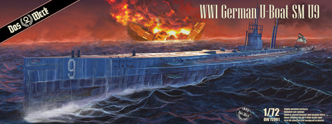 German WWI U-Boat U-9  1/72