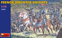 French Knights with Assault Ladders XV Century  1/72