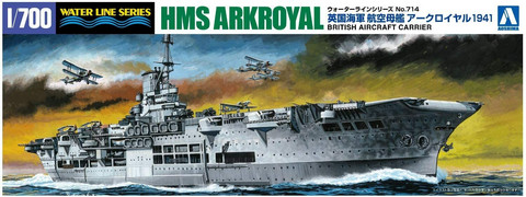 HMS Ark Royal 1941, British Aircraft Carrier	 1/700