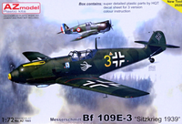 Messerschmitt Bf109 E-3 Sitzkrieg  1/72