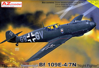 Messerschmitt Bf109 E-4/7N Night Fighter  1/72