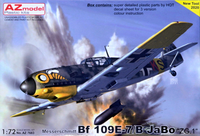Messerschmitt Bf109 E-7/B  JaBo ZG.1  1/72