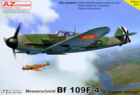 Messerschmitt Bf109 F-4 in Spanish Service  1/72
