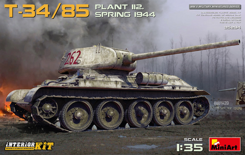 T-34/85 Zavod 112 Spring 1944 Interior Kit  1/35