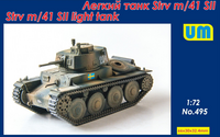 Strv m/41 SII Swedish Light Tank  1/72