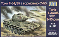 T-34/85 with S-53 Gun  1/72