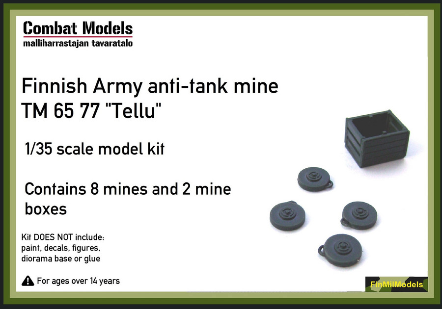 Finnish Army Anti-Tank Mine TM 65 77 'Tellu Telamiina' 1/35