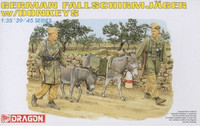 German Fallschirmjäger with Donkeys  1/35