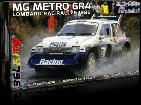 MG Metro 6R4 1986 Lombard RAC Rallye  1/24