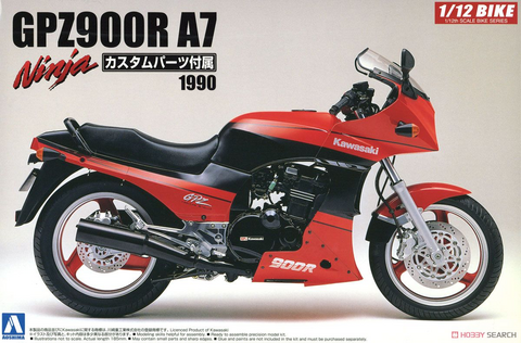 Kawasaki GPZ900R Ninja A7 with Custom Parts